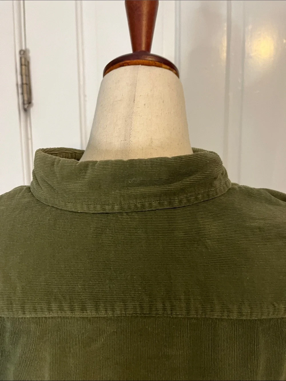 J. Crew Olive Green Corduroy Button-Down Shirt